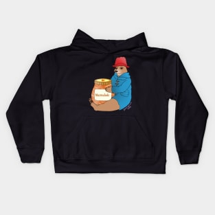 A lovely bear ) Kids Hoodie